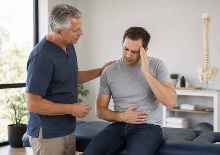 nausea after chiropractic adjustment